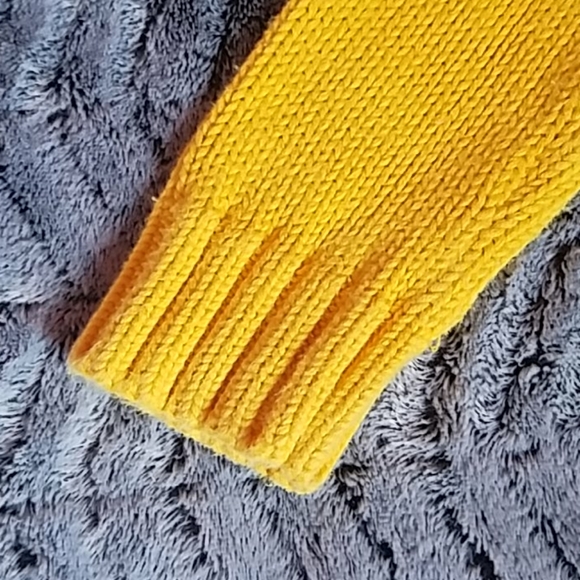 Ralph Lauren Polo yellow cotton sweater size 6 - Picture 5 of 6